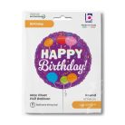 Happy Birthday Candle Pops fólia lufi 46 cm