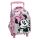 Disney Minnie Pretty in Pink gurulós ovis hátizsák, táska 30 cm