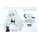 Monster High Crew A/4 spirál vázlatfüzet 40 lapos matricával