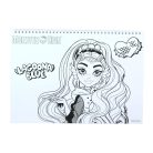 Monster High Crew A/4 spirál vázlatfüzet 40 lapos matricával
