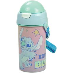   Disney Lilo és Stitch, A csillagkutya Blast műanyag szívószálas kulacs akasztóval 500 ml