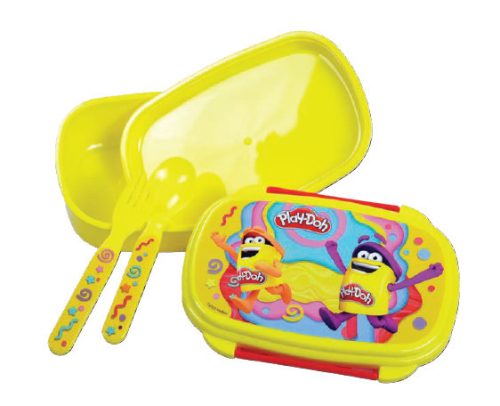 Play-Doh Happy szendvicsdoboz + evőeszköz szett