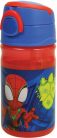 Pókember Spidey Dino Webs műanyag szívószálas kulacs akasztóval 350 ml