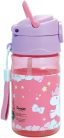 Hello Kitty Unicorn műanyag szívószálas kulacs akasztóval 350 ml