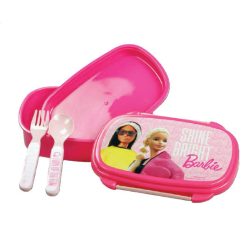 Barbie Shine Bright szendvicsdoboz + evőeszköz szett