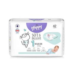   Bella Happy pelenka Soft & Delicate (1-es) 2 - 5 kg (42 db/cs)