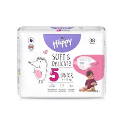   Bella Happy pelenka Soft & Delicate (5-ös) 12 - 25 kg (38 db/cs)