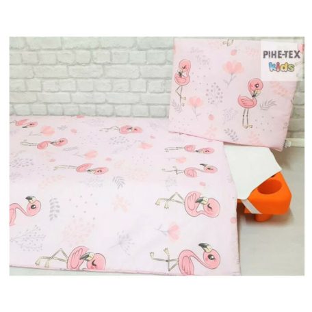 Pihetex Gyermek ágyneműhuzat Flamingó - pink [571/R] 90 * 140 cm (2 db/sz)