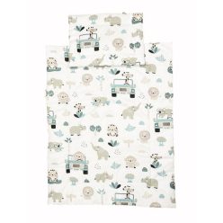   BabyBruin Gyermek ágynemű szett Bébi méret, szafari 70 * 90 cm (2 db/sz)