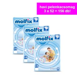 Molfix Havi pelenkacsomag Jumbo (4-es) 7 - 14 kg (156 db/cs)