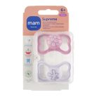 Mam Játszócumi Supreme, dupla, megújult! szilikon lapított (méret: 2) 6+ hó (2 db/cs)