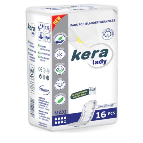 Kera Lady Inkontinencia betét (méret: maxi) (16 db/cs)