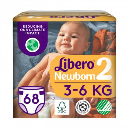 Libero Comfort pelenka Jumbo (2-es) 3 - 6 kg (68 db/cs)