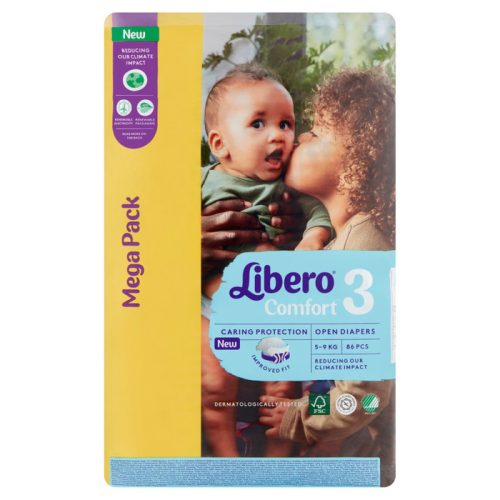 Libero Comfort pelenka MegaPack (3-as) 5 - 9 kg (86 db/cs)