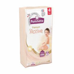   Pommette Premium Active pelenka Csomagolás sérült! (4-es) 7 - 18 kg (48 db/cs)