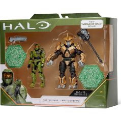   Halo Infinite akció figura csomag 10 cm - Master Chief vs. Brute Chieftain