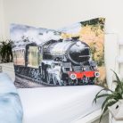 Vonat Stream ágyneműhuzat 140×200cm, 70×90 cm