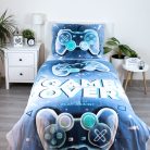 Gamer Game Over ágyneműhuzat  140×200cm, 70×90 cm