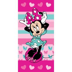   Disney Minnie Hearts fürdőlepedő, strand törölköző 70x140cm