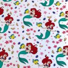 Disney Hercegnők Ariel gumis lepedő 90x200 cm