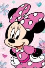 Disney Minnie Flowers mikroflanel takaró 100x150cm