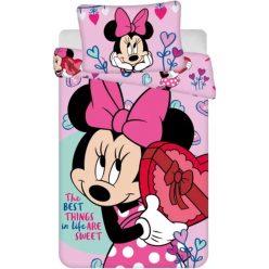   Disney Minnie Sweets gyerek ágyneműhuzat 100×135 cm, 40×60 cm