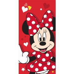   Disney Minnie Red heart fürdőlepedő, strand törölköző 70x140cm