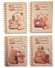 Kapibara spirál notesz, B/6, 12,5x17,5cm, vonalas, többféle változat 