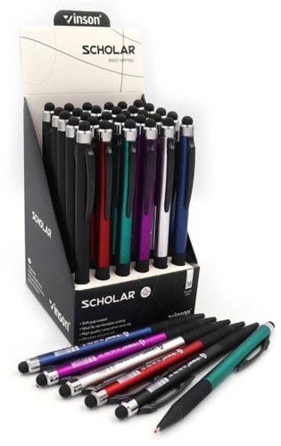 Golyóstoll, touch pen (érintős toll), Vinson Scholar, többféle szín