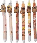 Kapibara golyóstoll, figurával, 6 féle változat