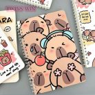 Kapibara spirál notesz, füzet, A/5, vonalas, többféle változat