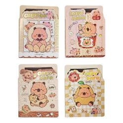   Kapibara notesz felirótáblával, 8,5x11cm, vonalas, többféle változat
