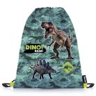 Dinoszaurusz mágneszáras ergonómikus iskolatáska tolltartóval és tornazsákkal, Premium Light, Dino Roar