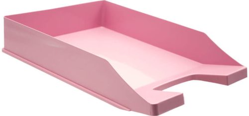 Irattartó tálca A/4, PASTELINI, pasztell rózsaszín