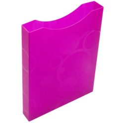 Műanyag, nyitott füzetbox, A/4, neocolori, rózsaszín