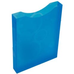 Műanyag, nyitott füzetbox, A/4, neocolori, kék