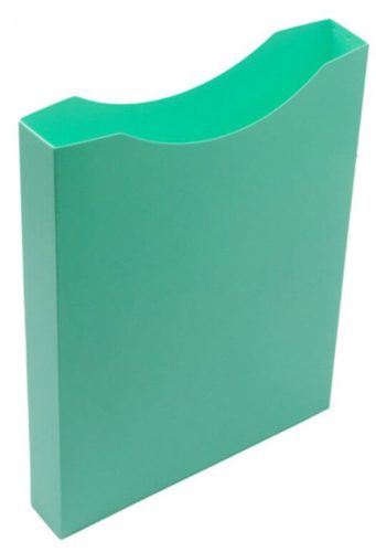 Műanyag, nyitott füzetbox, A/4, PASTELINI, zöld