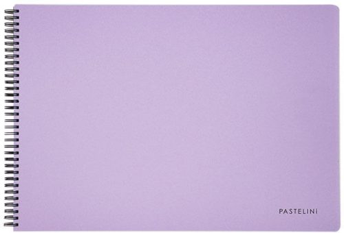 Spirál vázlatfüzet A/4, 40 lap 190g, PASTELINI, pasztell lila