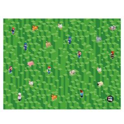 Minecraft mintás asztalterítő 65x50cm, Playworld