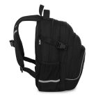 OXY Scooler hátizsák, iskolatáska, 4 rekeszes, 43x32x20cm, Black, fekete