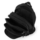 OXY Scooler hátizsák, iskolatáska, 4 rekeszes, 43x32x20cm, Black, fekete
