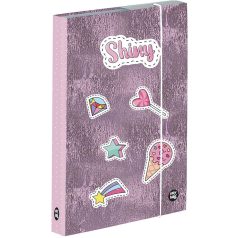 Shiny füzetbox A/5, jumbo, rózsaszín
