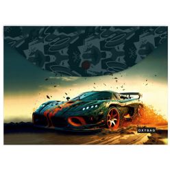   Irattartó tasak A/4, patentos, műanyag, Car, Speed Acceleration