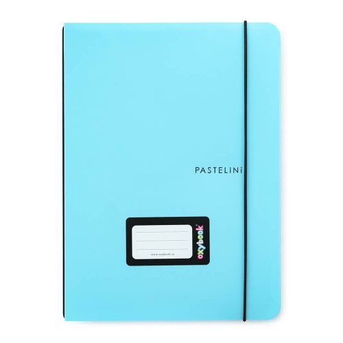 OXYbook füzet A/5, 40 lapos, vonalas, PASTELINI, pasztell kék