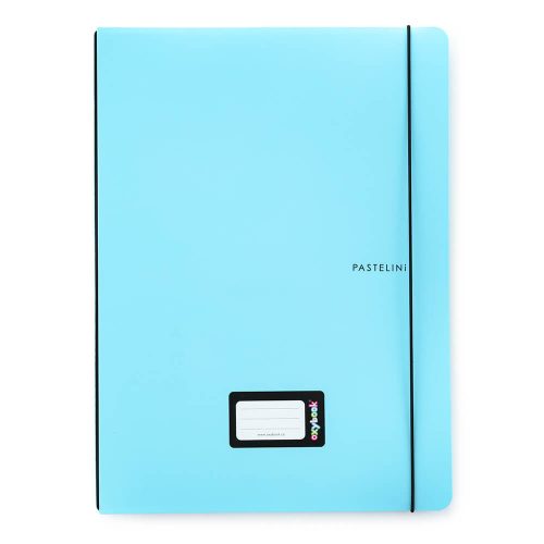 OXYbook füzet A/4, 40 lapos, vonalas, PASTELINI, pasztell kék
