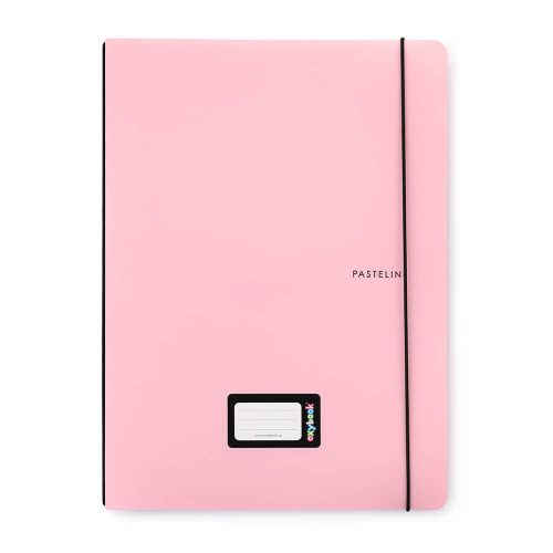 OXYbook füzet A/4, 40 lapos, vonalas, PASTELINI, pasztell rózsaszín