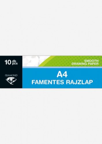 Rajzlap A/4, famentes, 140g, 10 lap/cs