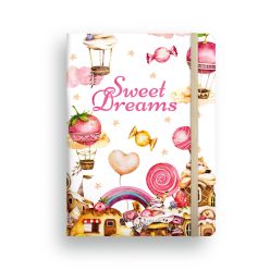   Dolce Blocco Secret Bullet Journal napló, notesz, A5, Sweet Dreams
