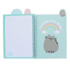 Pusheen cicás spirál notesz, jegyzetfüzet A/5, vonalas, Go better