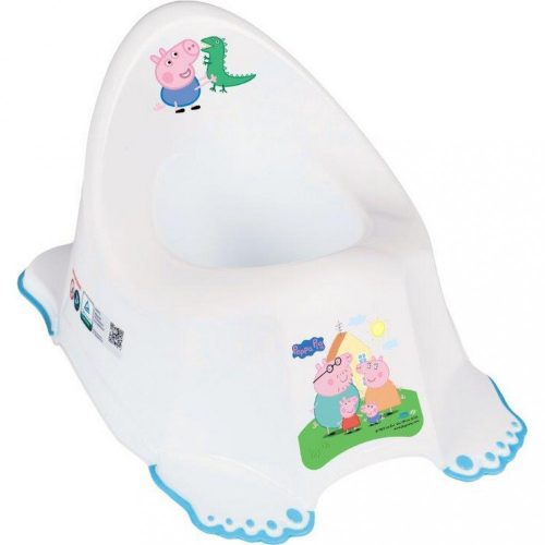 Gyerek csúszásmentes bili Peppa Pig, Peppa Malac white-blue